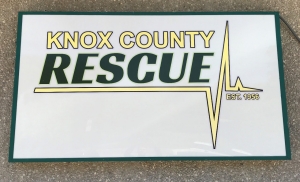 Knox County Rescue Sign
