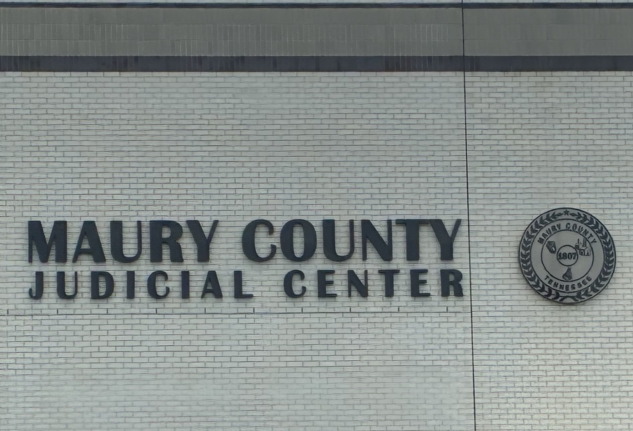 Photo of Maury County Judicial Center sign