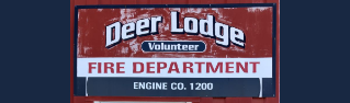 Image of Deer Lodge Volunteer Fire Department Sign