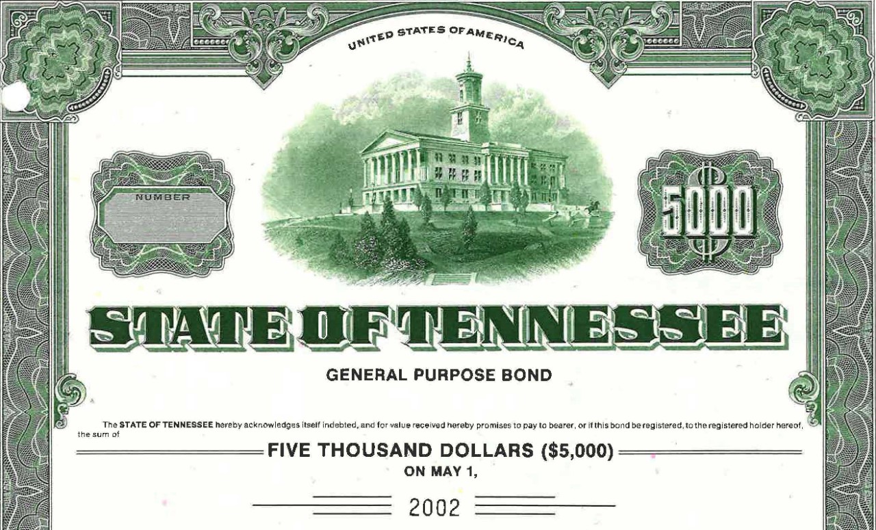 State of Tennessee Bond
