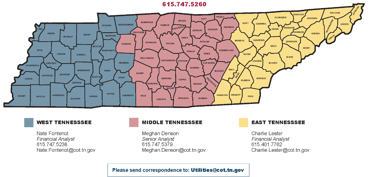 Utility Contact Map